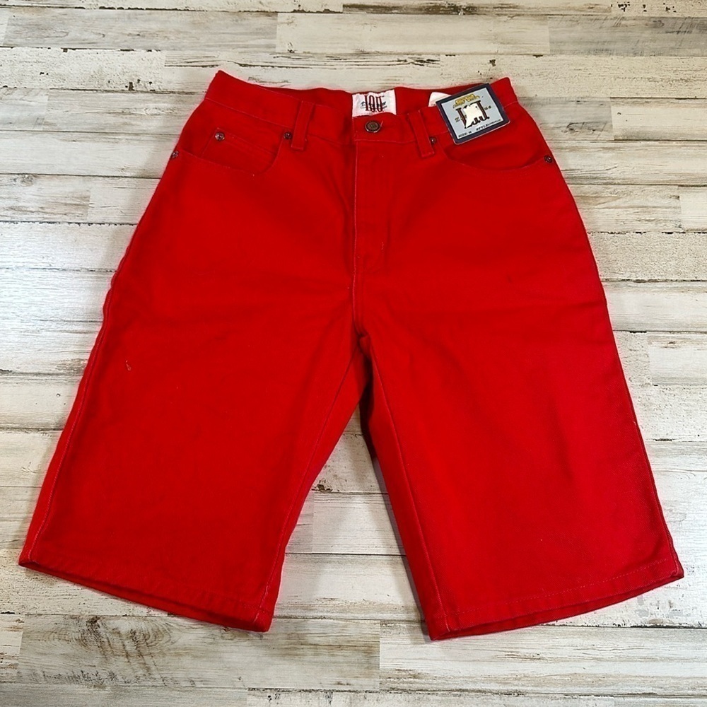 NWT 90s VINTAGE Red Jorts Size 29
